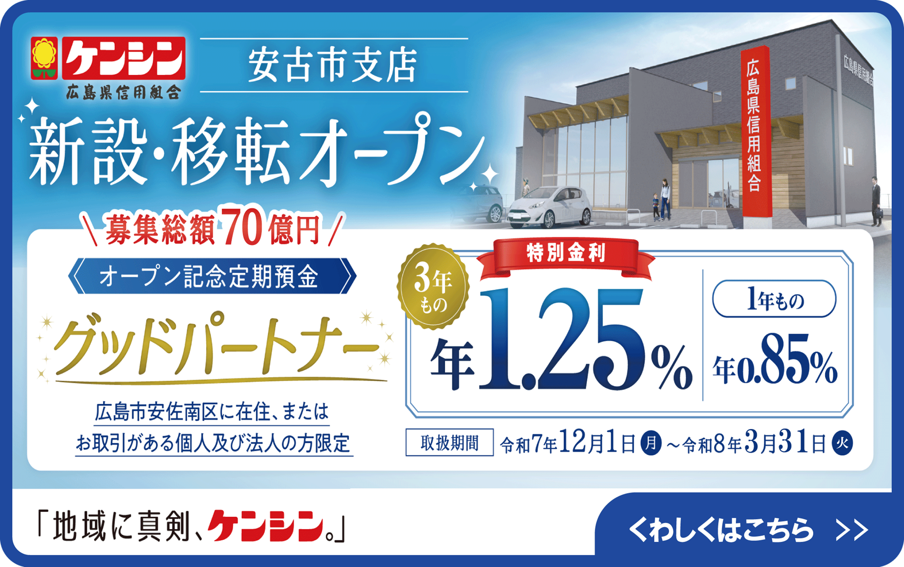 オープン記念定期預金「グッドパートナー」