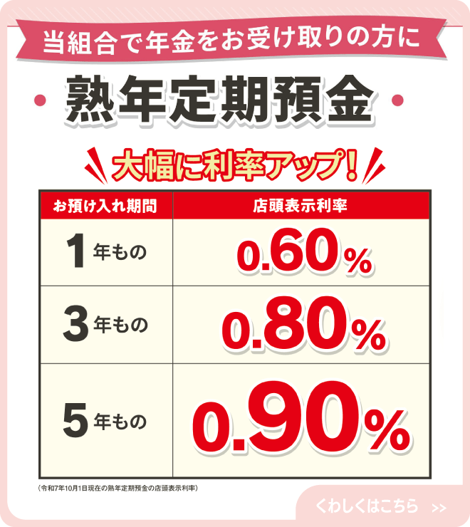 熟年定期預金